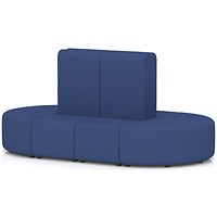 Mawsley Modular Seating Set Capsule Island, High Back, 8 Seater, Era - Perennial