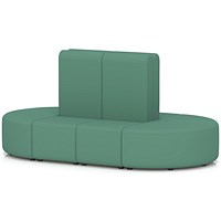 Mawsley Modular Seating Set Capsule Island, High Back, 8 Seater, Era - Rest
