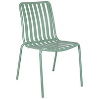Lark Side Chair Aluminium Fair Green