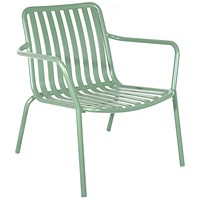 Lark Low Armchair Aluminium Fair Green
