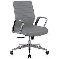 Slate Executive Chair with Fixed Arms Grey CH8111GRND