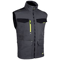 Beeswift Flex Workwear Two-Tone Gilet, Grey & Black, 5XL