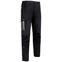 Beeswift Flex Workwear Two-Tone Trousers, Black & Grey, 28T