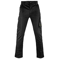 Beeswift Stretch Workwear Granada Trousers, Black, 34T Beeswift Stretch Workwear Granada Trousers, Black, 34T
