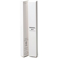 White Boxed Eco Cornstarch Dental Kit, Pack of 250