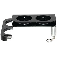 M System Black Double Bracket (Pack of 2)