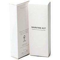 White Boxed Eco Cornstarch Shaving Kit, Pack of 250