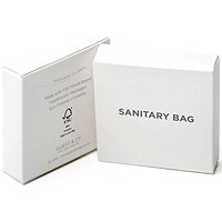White Boxed Eco Sanitary Bag, Pack of 250