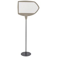 Bi-Office Biofusion Arrow Magnetic Drywipe Floor Sign, 600x425mm