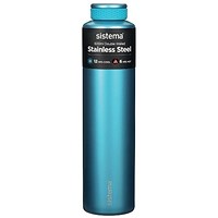 Sistema Chic Stainless Steel Bottle, 600ml, Blue