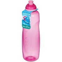 Sistema Twist and Sip Helix, 600ml, Pink