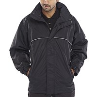 Beeswift Springfield Jacket, Black, 4XL