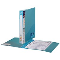 Snopake Ring Binder, A4, 2 O-Ring, 25mm Capacity, Blue, Pack of 10