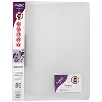 Snopake A4 ClampBinders, Clear, Pack of 10