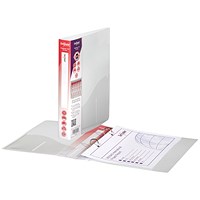Snopake 2 Ring Binder 15mm A5 Clear (Pack of 10)