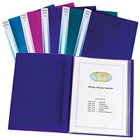 Snopake A3 Display Book, 24 Pocket, Assorted, Pack of 5