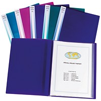 Snopake Display Book 24 Pocket A3 Electra Assorted (Pack of 5)