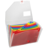 Snopake Rainbow Expanding Organiser A4