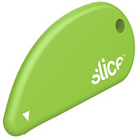 Slice Safety Cutter Green (Ceramic blade, non-slip rubberised surface)