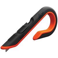 Slice Auto Retractable Box Cutter, Red and Black