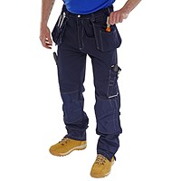 Beeswift Shawbury Multi Purpose Trousers, Navy Blue, 30T