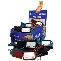 Kevron Recycled Plastic Key Tags, Assorted, Pack of 100 Kevron Recycled Plastic Key Tags, Assorted, Pack of 100