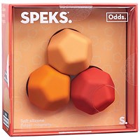 Speks Odds Silicone Magnets Orange Planes Pack of 3