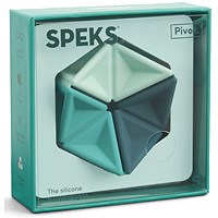 Speks Pivot Silicone Flexagon Teal