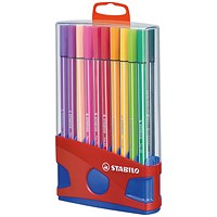 Stabilo Pen 68 Premium Felt Tip Pen Colorparade Assorted (Pack of 20)