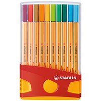 Stabilo Point 88 Fineliner Pen Colorparade Assorted (Pack of 20)