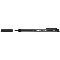 Stabilo PointMax Sign Pen, 0.8mm, Black, Pack of 10