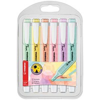 Stabilo Swing Cool Highlighter Pastel Assorted (Pack of 6)