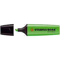 Stabilo Boss Highlighters, Green, Pack of 10
