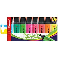 Stabilo Boss Highlighters, Assorted Colours, Pack of 8
