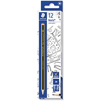 Staedtler Noris School 121 Graphite 2B Pencil (Pack of 12)