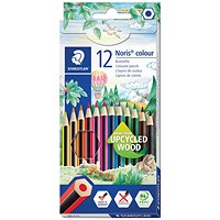 Staedtler Noris Colour Colouring Pencils, 12 Pencils Per Pack, Assorted, Pack of 10
