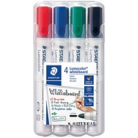 Staedtler 351 White Board Marker, Assorted, Pack of 4