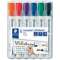 Staedtler 351 White Board Marker, Assorted, Pack of 6