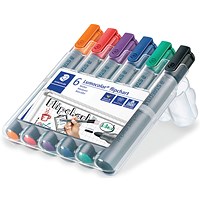 Staedtler Flipchart Marker Assorted (Pack of 6) 356Wp6