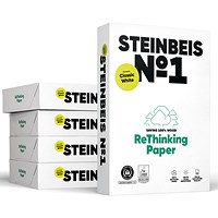 Steinbeis No.1 A4 Classic Recycled Paper, Off-White, 80gsm, Box (5 x 500 Sheets)