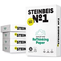 Steinbeis No.1 A3 Classic Recycled Paper, Off-White, 80gsm, Box (5 x 500 Sheets) Steinbeis No.1 A3 Classic Recycled Paper, Off-White, 80gsm, Box (5 x 500 Sheets)