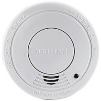 Statis Smoke Alarm Photoelectric Sensor 9V Battery Included