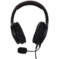 SureFire Harrier 360 Surround Sound USB Gaming Headset, Black