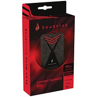 SureFire Bunker Gaming Solid State Drive, USB 3.2, 512GB, Black
