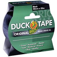 Ducktape Original Tape 50mmx25m Black (Pack of 6)