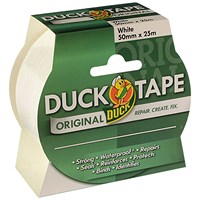 Ducktape Original Duck Tape, 50mmx25m, White, Pack of 6