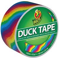 Ducktape Coloured Tape 48mmx9.1m Rainbow (Pack of 6)
