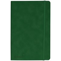 Silvine Casebound Executive Notebook, A5, Ruled, 160 Pages, Green
