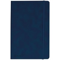 Silvine Casebound Executive Notebook, A5, Ruled, 160 Pages, Blue