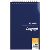 Silvine Luxpad Wirebound Things To Do Pad, 127x203mm, 240 Pages